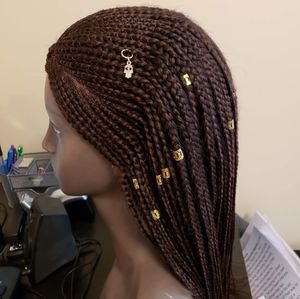 Cornrow braided lace front wig